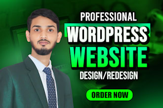 customize wordpress website design, redesign with responsive as a web developer