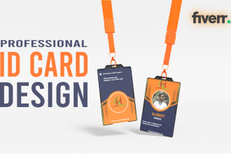 design id badge, employee card, name card press pass design