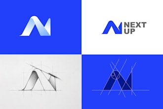 create a custom creative brand identity logo