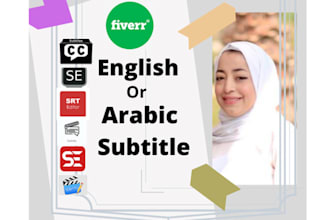 do an accurate arabic and english subtitle