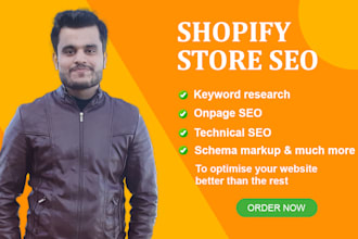 provide shopify SEO services to improve sales and ranking