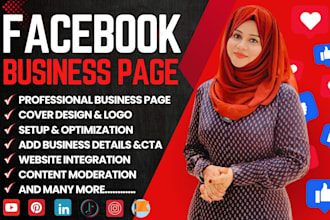 do facebook business page create and setup
