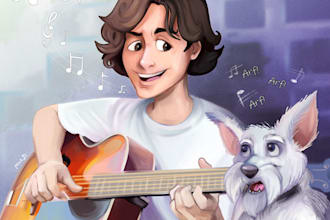 make a painting of your pet