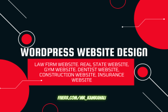 build a law firm, real estate, gym, dentist, construction and insurance website