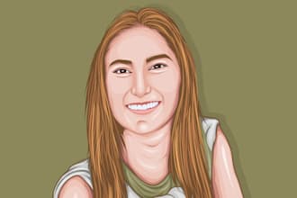 draw flat vector character art illustration