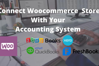 integrate woocommerce store with quickbooks, xero