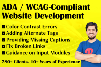create website ada and wcag compliant
