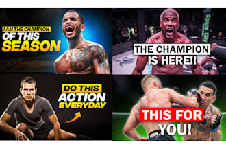 design professional ufc or mma youtube thumbnail