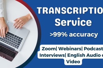 transcribe zoom, webinar, interviews, any audio or video to text