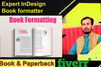 expert book formatter and editor for kdp, kindle, ingram, printing in indesign