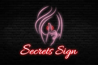 do neon, party, beauty logo design