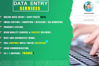 do wordpress data entry, woo commerce product listing