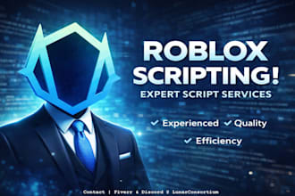 program or fix any script for your game in roblox