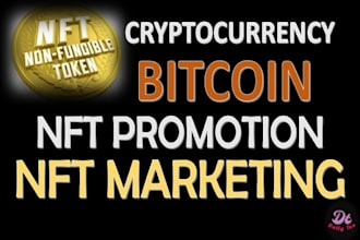do viral nft,crypto  and telegram promotion