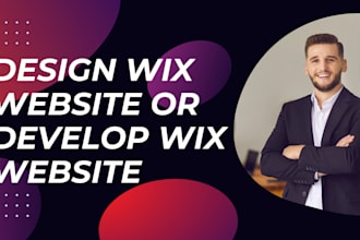 create your wix website or develop wix website responsively