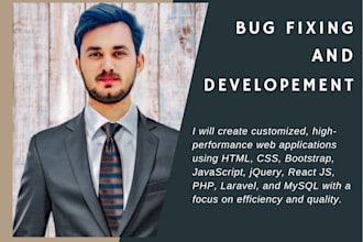 fix and develop PHP, laravel, and codeigniter websites