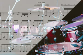 transcribe any drum part