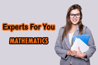 mathematic job for you