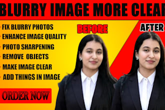 make blurry images more clear