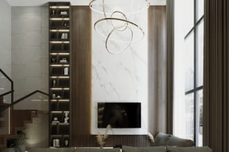do 3d modeling and rendering of your interior