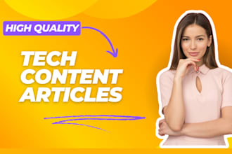 write unique tech article blogs and technology content