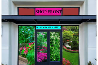 do amazing shop front,store front window graphics,signage,vinyl sticker