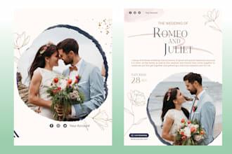 create a stunning digital wedding invitation and events