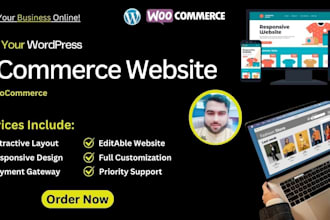 build wordpress ecommerce website