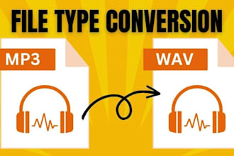 convert audio format from mp3 to wav etc