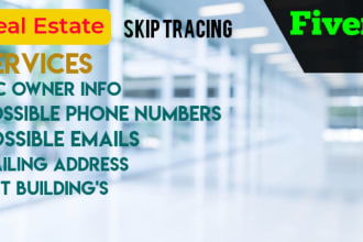do real estate  skip tracing in bulk