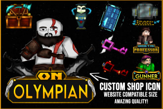 illustrate a server shop buycraft icon