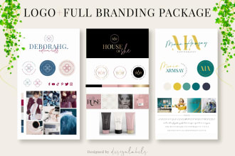 do luxury signature ,business logo  and branding kit