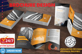 design bifold, trifold, postcard, brochure, leaflet for you