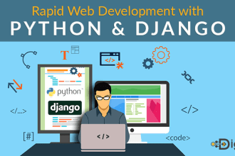 develop web applications with python django and angular