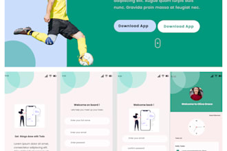 create UI UX web design