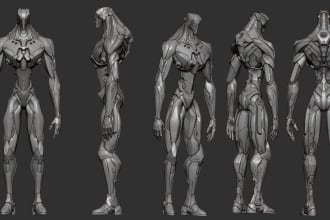 3d sculpt for board games, art toys, and collectiables