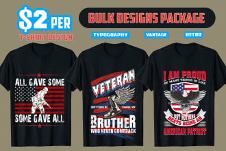 create custom  graphic and merchandise bulk t shirt design