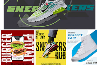 create a amazing, attractive and outstanding banners
