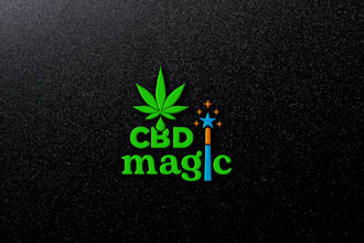 design modern cannabis cbd weed marijuana cannabis logo