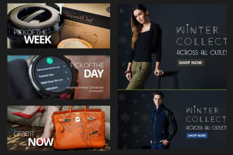 design 4 professional website banners and ads