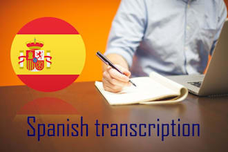 transcribe audio or videos in spanish