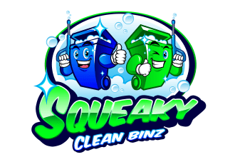 design unique logo for car wash and bin cleaning