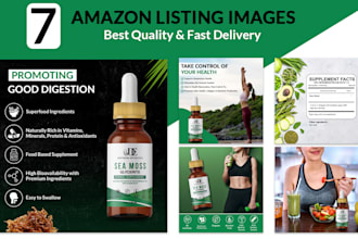 design amazon product infographic or  listing images
