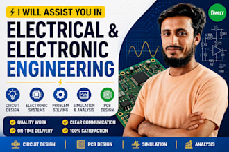 assist you in electrical, electronics engineering, design pcb
