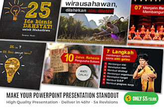 design your powerpoint presentation and business pitch deck