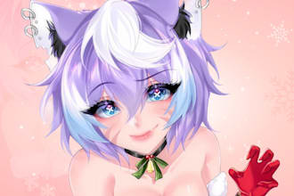 draw anime character design and illustration fanart