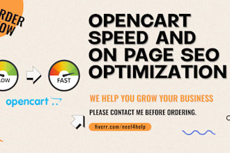 speed up and optimize opencart website super fast