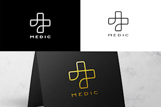 design professional clinic, medical, wellness, dental, health logo