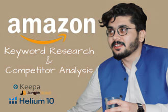 do amazon keyword research, competitor analysis for amazon pl fba