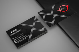 design stunning and unique brand identity visiting card